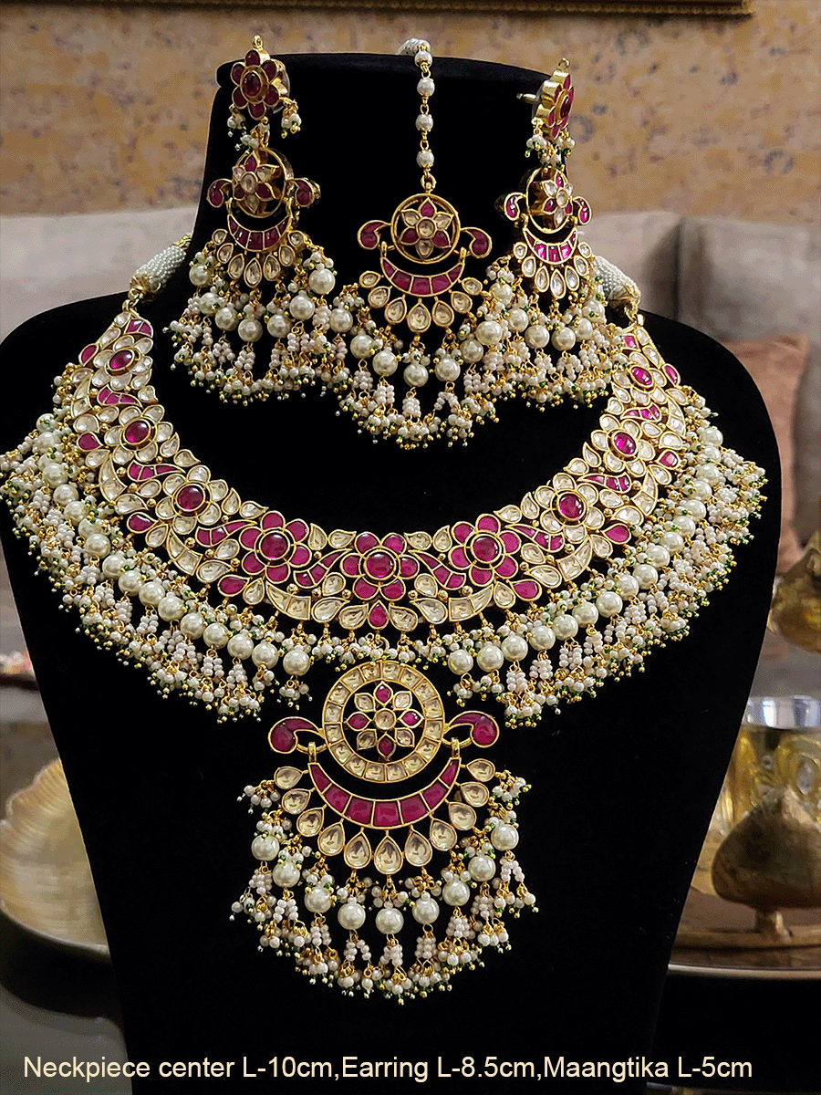 Kundan 2025 ruby set