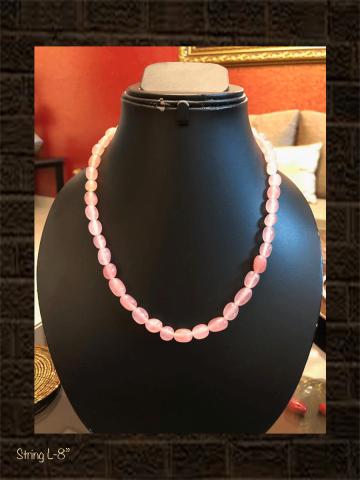 Pink bead string(l-8')