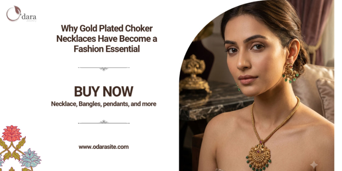 Why Gold Plated Choker Necklaces Have Become a Fashion Essential