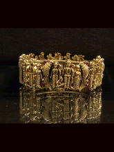 Load image into Gallery viewer, Ram durbar openable kada with ruby stones(set of two)