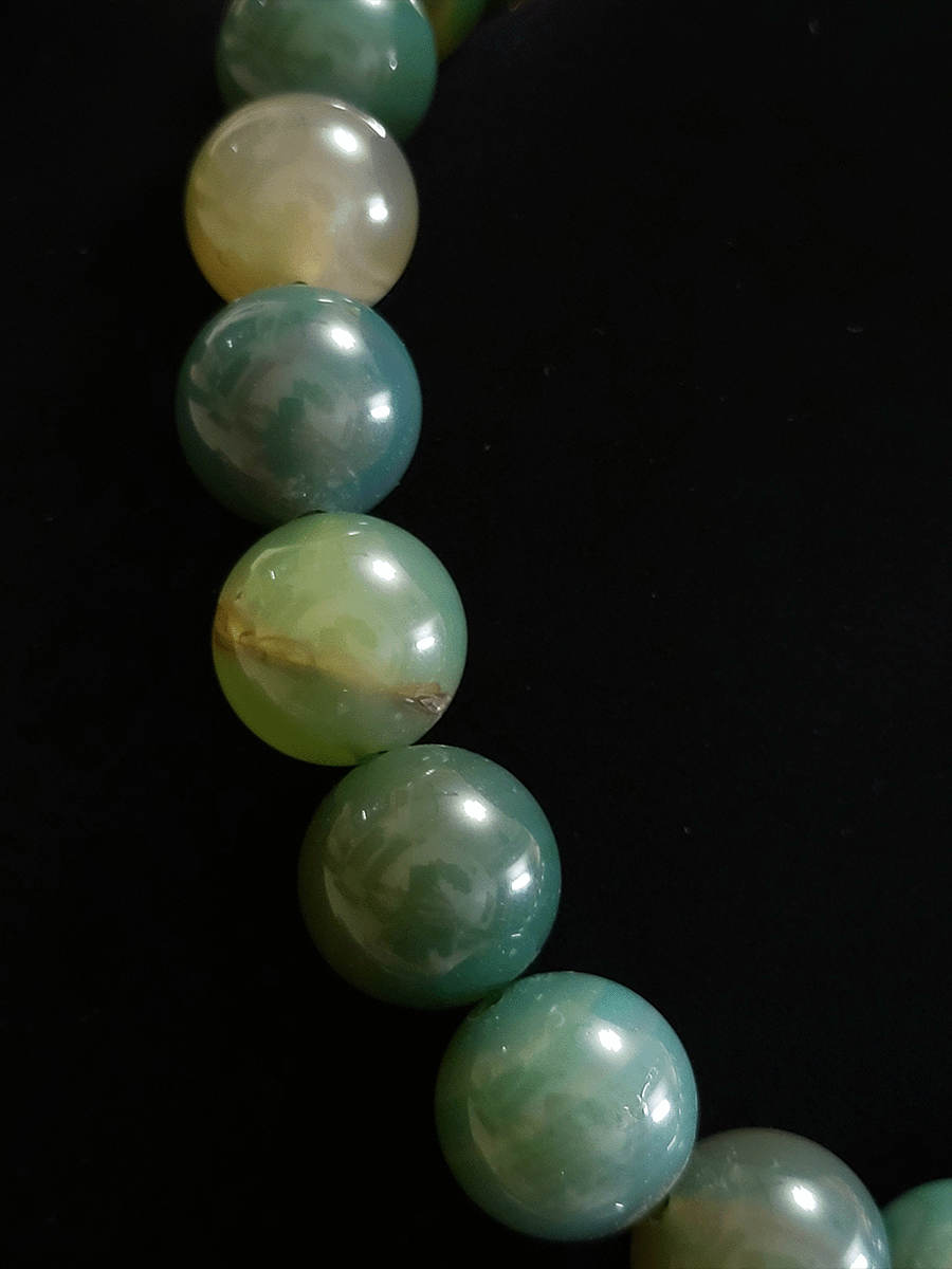 20mm bold glass bead single line string