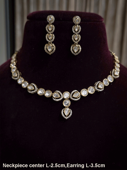 Round and tear drop shaped moissanite set with leaf AD setting