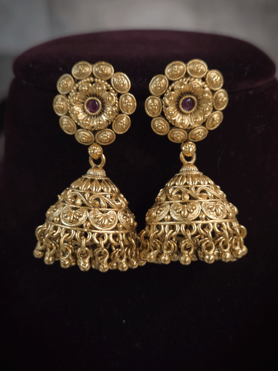 Side jade bead strings oval double line design rajputi choker