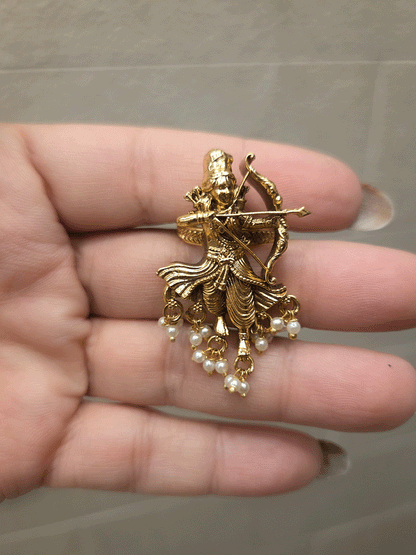 Bow and arrow Ramji bead hangings openable ring