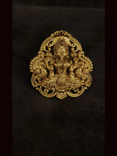 Load image into Gallery viewer, Laxmiji openable ring with intricate carving on sides
