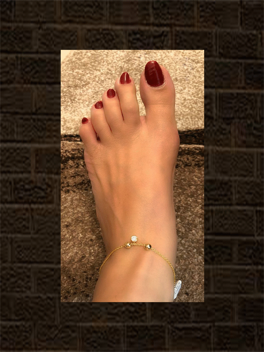 Sterling silver anklet with two gold beads and a cubic zirconia cut hanging charm(single) - Odara Jewellery