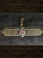 Load image into Gallery viewer, Star shaped broad chain adjustable bracelet in different colours - Odara Jewellery