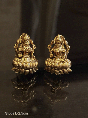2.5cm long laxmiji studs