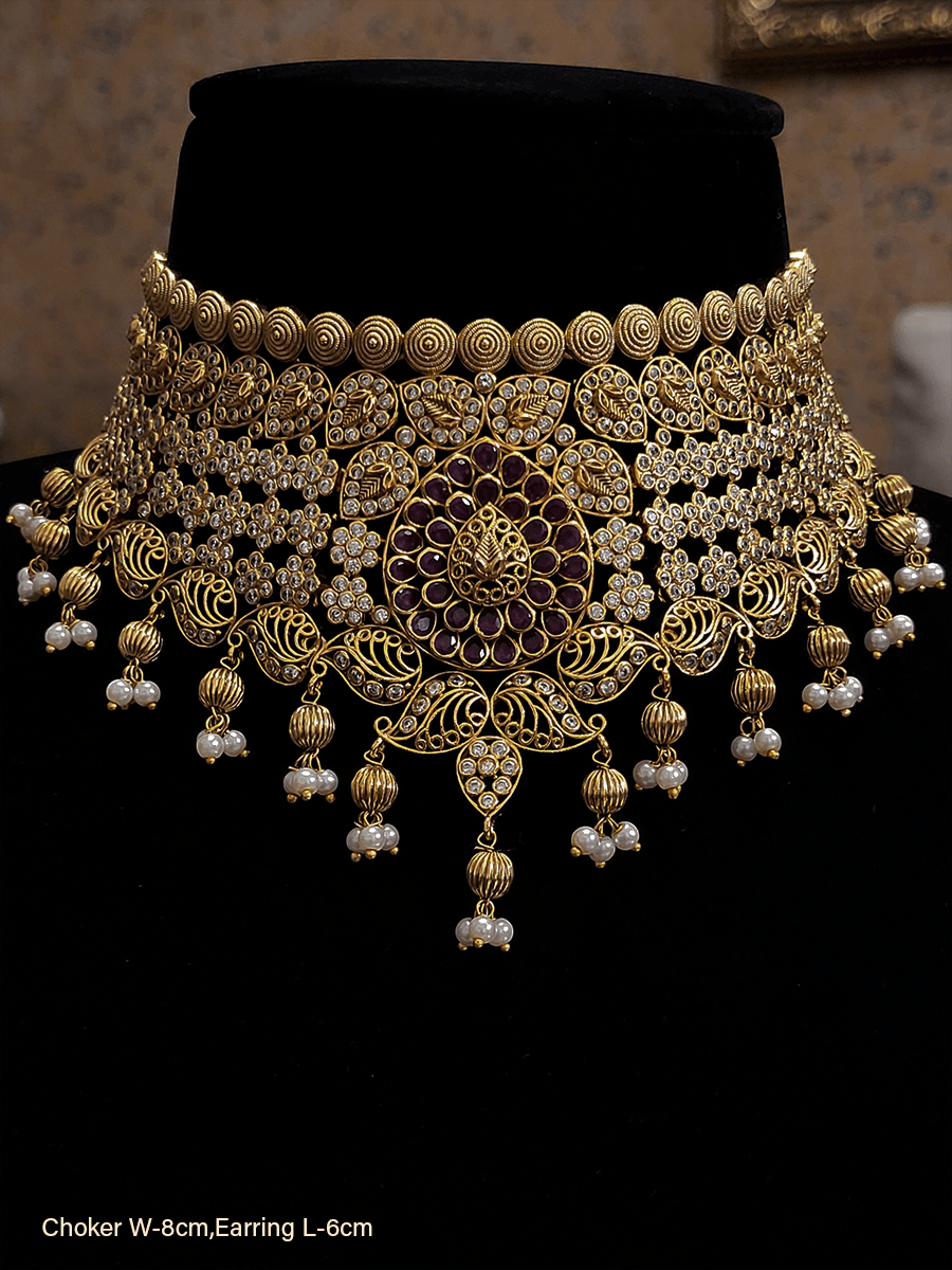 Polki choker 2025 necklace designs