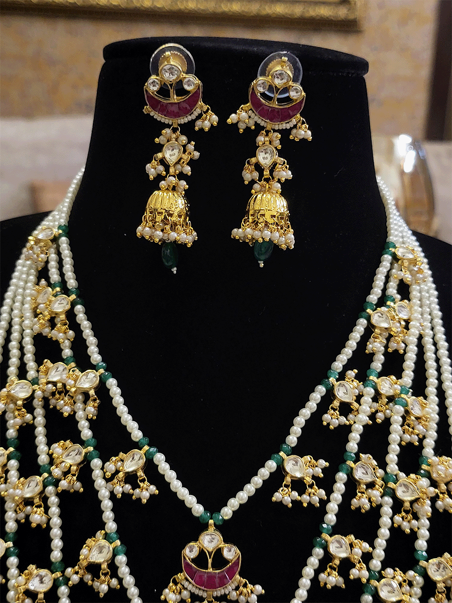 Double Layer Pearl Set - Shri Krishna Pearls