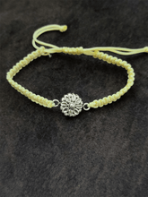 Load image into Gallery viewer, Sterling silver oxidised rakhi in adjustable off-white thread - Odara Jewellery