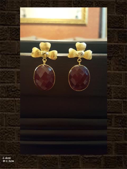 Red drops with flower head