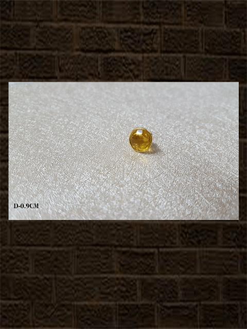Glass citrine broilette...semi precious stone sterling silver studs