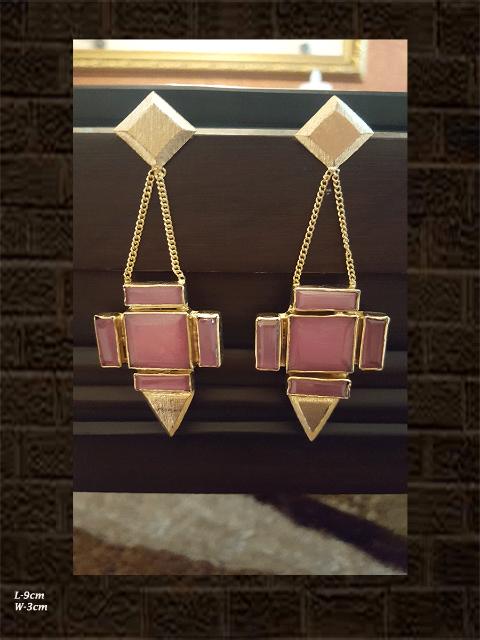 Pink stone long modern design