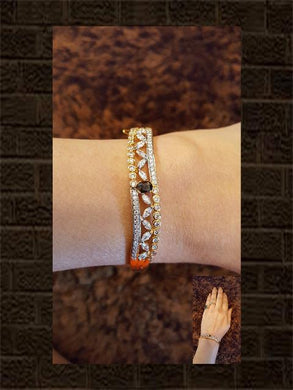 AD navy blue stone bracelet